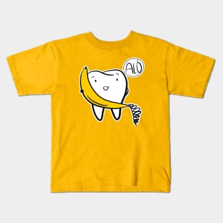 Molar with banana phone Kids T-Shirt